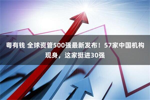 粤有钱 全球资管500强最新发布！57家中国机构现身，这家挺进30强